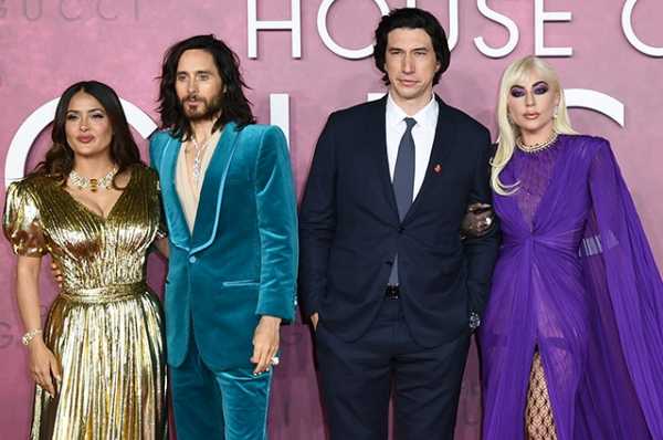 Сальма Хайек, Леди Гага, Джаред Лето и другие на премьере фильма "Дом Gucci" в Лондоне