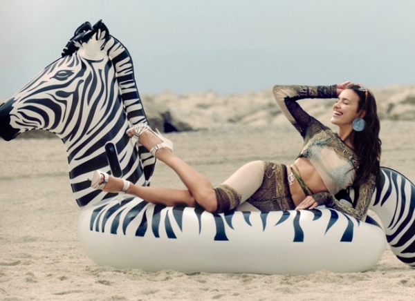 Ирина Шейк снялась в рекламной кампании летней коллекции Jean Paul Gaultier